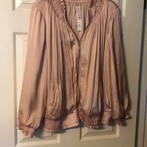 Soft peach colored jacket